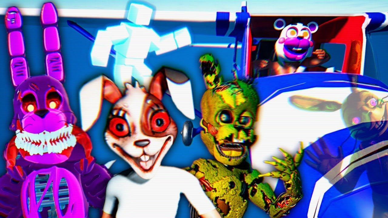 FNAF СКРЭПТРАП КАЧОК ХЭЛПИ в САМОЛЕТЕ ТВИСТЕД БОННИ и СКОТТ ПРОТИВ ВЕННИ из ФНАФ 9 !!!