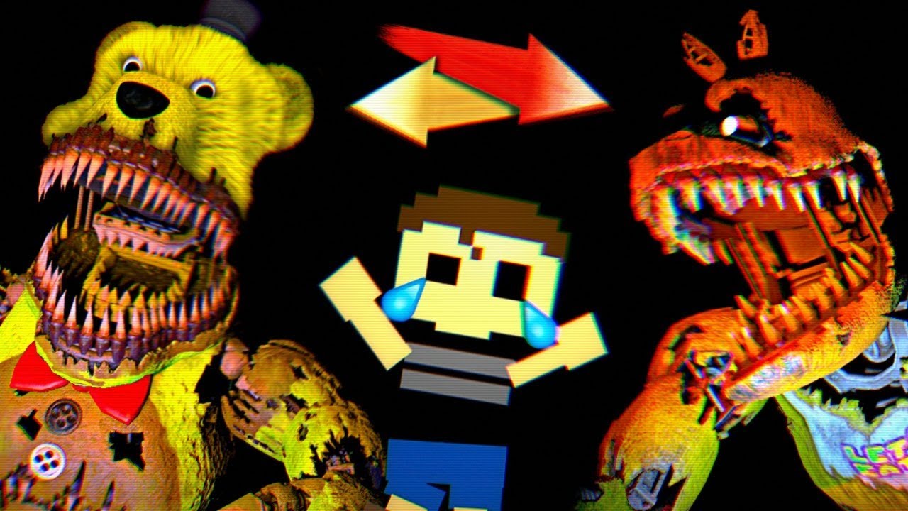 FNAF СТАЛ КОШМАРНЫМ ФРЕДБЕРОМ и УКУСИЛ ПАЦАНА из ФНАФ 4   ВЗЛОМАЛ ИГРУ и НЕВИДИМАЯ ЧИКА !!!