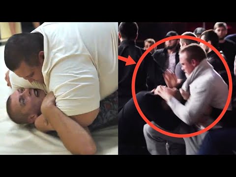 АКАБ воткнул в пол Ворожбитова! Драка после конференции Хардкора