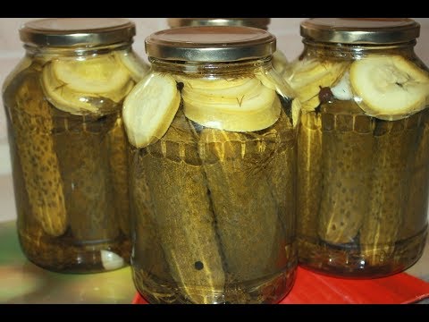 Ассорти из Огурцов и Кабачков на зиму. Консервированные Огурцы и Кабачки