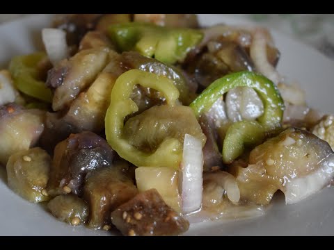 Баклажаны маринованные - быстрый рецепт. Новинка!