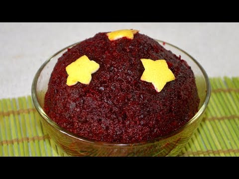 Безумно вкусная острая икра из свеклы