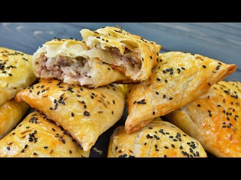 Безумно вкусная слоеная САМСА! Тесто для самсы Домашняя самса