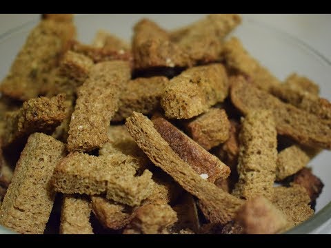 Бородинские сухарики. Как приготовить дома