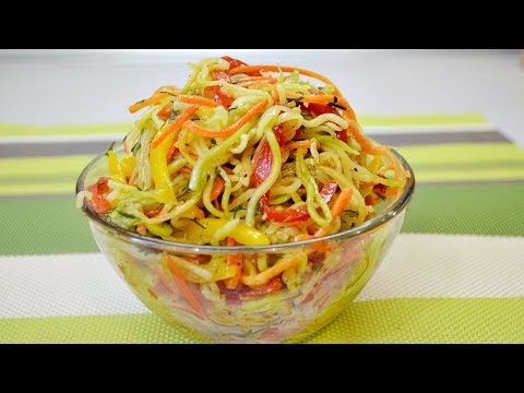 Быстрые КАБАЧКИ ПО-КОРЕЙСКИ - невыразимо вкусно!