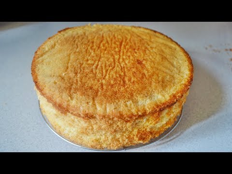 Ванильный БИСКВИТ на КИПЯТКЕ - выпекается на "ура"!