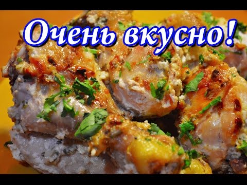 Вкусная куриная голень в сметанном маринаде