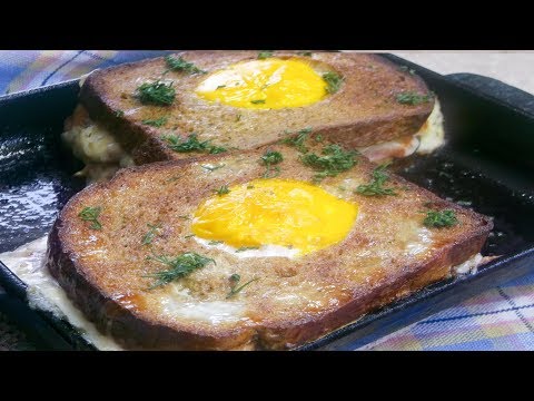 Вкуснейшие Горячие Бутерброды с сыром и яйцом. Рецепт быстрого завтрака