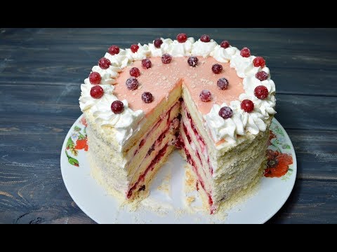 Восторг обеспечен! ТОРТ "ЗИМНЯЯ СКАЗКА" с клюквой