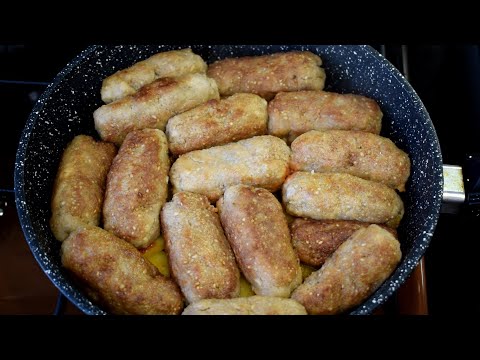 За КОПЕЙКИ! Всего 150 гр. ФАРША и ГОРА КОТЛЕТ НА СТОЛЕ! Воздушные и Сочные Котлеты!