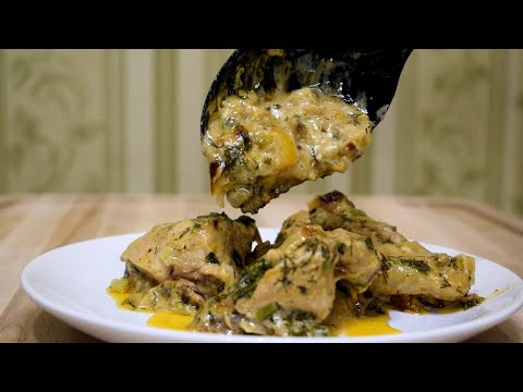 За такой УЖИН вас будут носить на руках и не бросать) БОЖЕСТВЕННАЯ курица в соусе!
