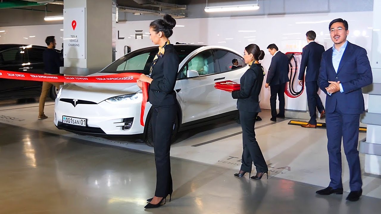 Зову Илона Маска в Россию! Открываю Первый Суперчарджер Tesla в Казахстане