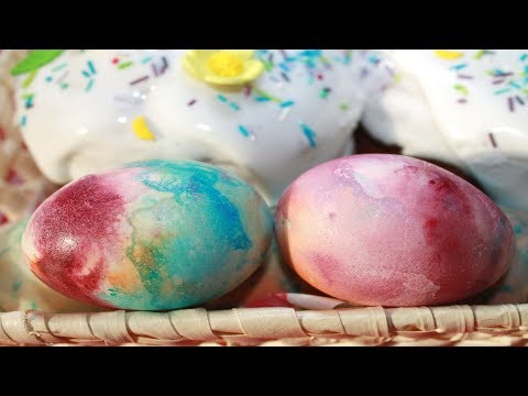 Как Покрасить Яйца на Пасху