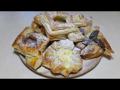 Как сделать красивые слойки, пирожки? Формирование слоек