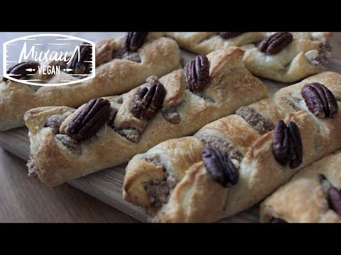 КЛЕНОВЫЙ ПЕКАН | слоеная выпечка плетенка с ореховой начинкой