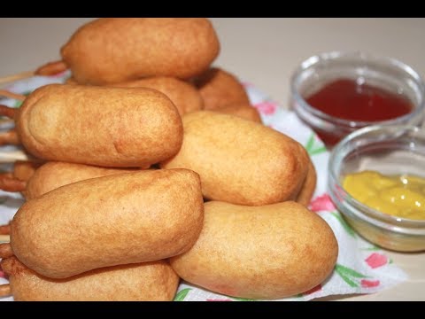Корн-дог. Сосиски и Сыр в тесте.