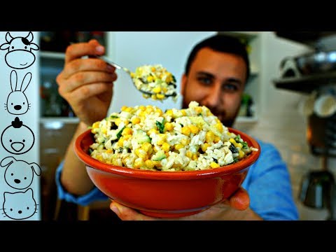 КРАБОВЫЙ салат БЕЗ КРАБА - не отличишь!