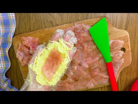 Куриное филе в шубке! Сочная курица в хрустящей корочке!