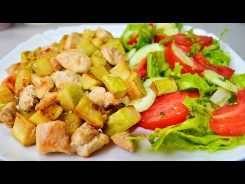 Летний Супер ужин без хлопот за 15 минут из кабачков и мяса