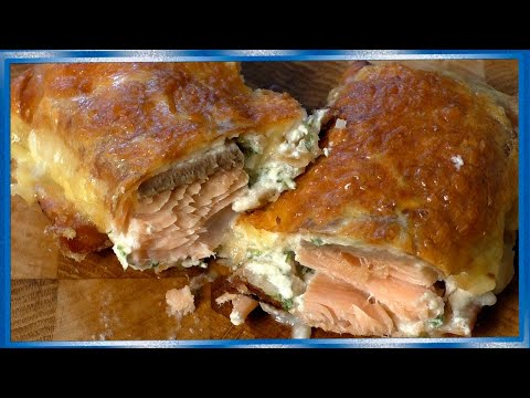 Лосось в лаваше с сыром, запечённый в духовке, очень вкусно, рецепты из рыбы от fisherman dv 27rus.