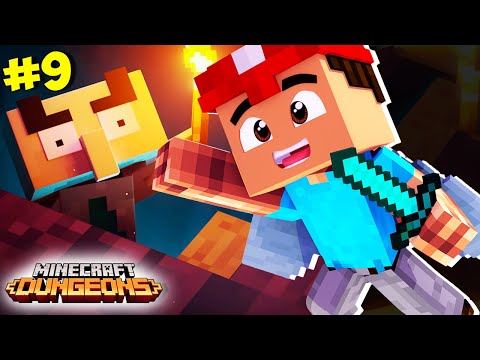 Майнкрафт УБИВАЕМ МЕГА БОССА ГОЛЫМИ РУКАМИ ▶ Minecraft Dungeons #9
