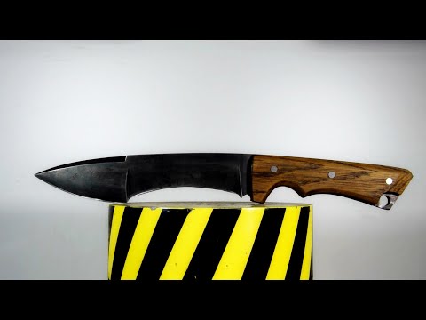 НОЖ ВЫЖИВАЛЬЩИКА ИЗ РЖАВОЙ РЕССОРЫ