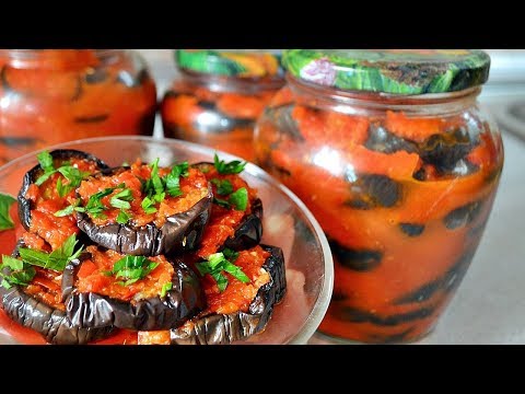 Остренькая закуска из баклажан "КОБРА"(и на зиму) - гости сметут сразу!