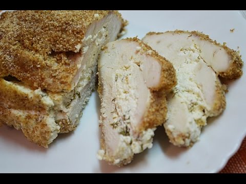 Очень вкусное куриное филе с творогом