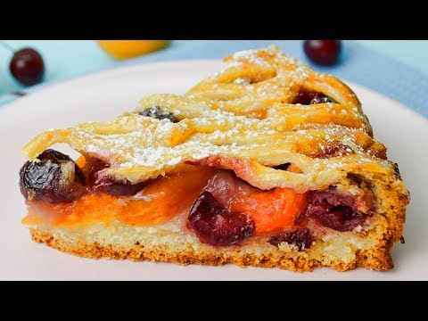 Очень простой, но обалденный фруктовый пирог - съедается мгновенно!