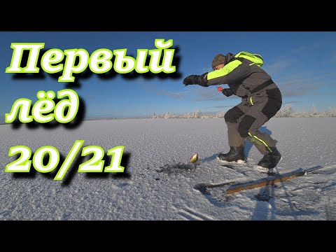 первый лёд и окуня меня порадовали, не смотря ну жуткий треск безумно тонкого льда!