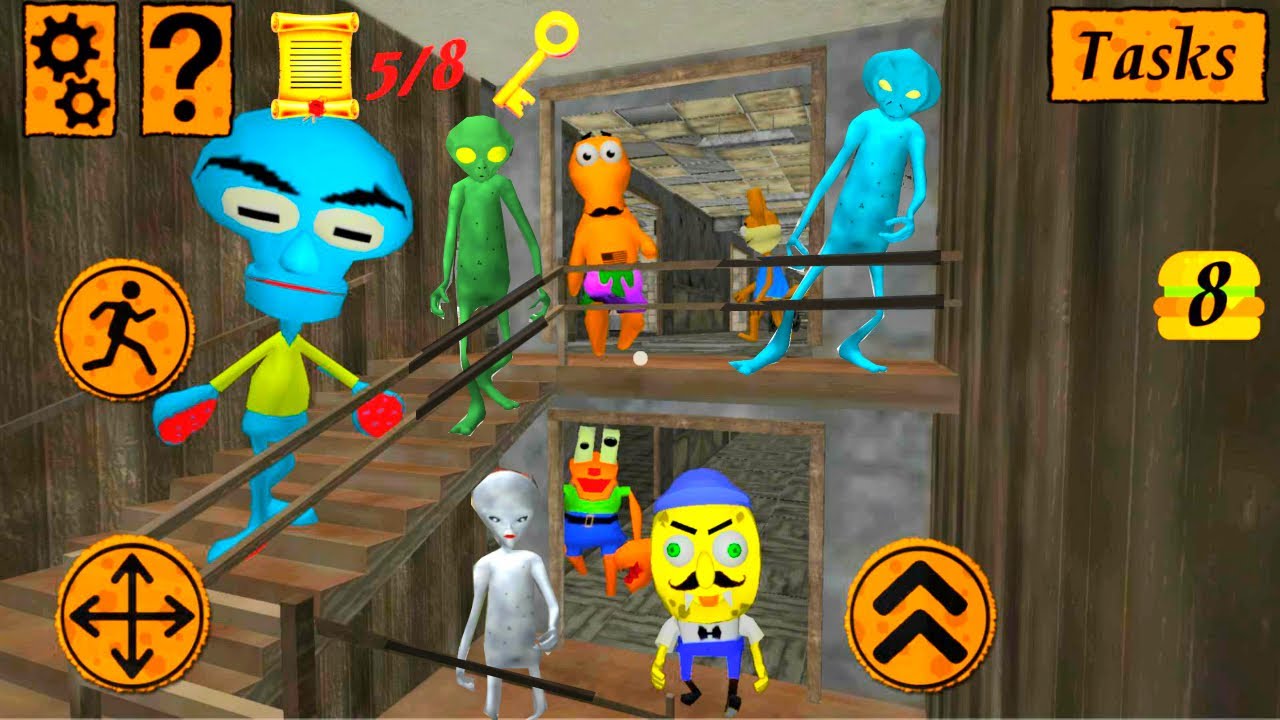ПОЯВИЛИСЬ новые СОСЕДИ! обновленная Игра СПАНЧ боб ДЕЛАЮ КОНЦОВКУ - Sponge Area 51 Neighbor