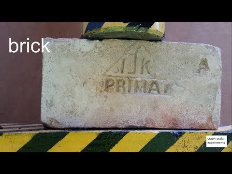 ПРЕСС ПРОТИВ КИРПИЧ, КАЛЬКУЛЯТОР, КАРТОН EXPERIMENT PRESS vs BRICK, CALCULATOR, CARDBOARD