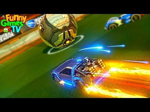 про машинки Играем в футбол крутое видео битва тачек игра Rocket League