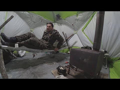 РАЗВЕДКА С НОЧЁВКОЙ В МОБИЛЬНОЙ ИЗБЕ 2021!!! САМОДЕЛЬНАЯ РАСКЛАДУШКА! ЧАСТЬ 2