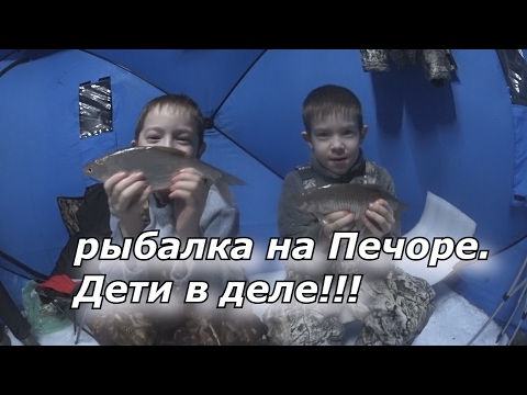 рыбалка на Печоре. Дети в деле!!!