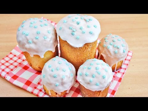 Сахарная помадка без яиц для куличей, булочек и кексов