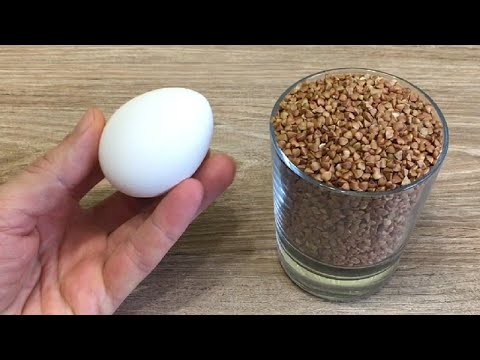 Стакан гречки и 1 яйцо! Просто, дешево и очень вкусно! Шикарный УЖИН на всю семью!