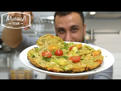 Сытный и вкусный омлет без яиц и молока
