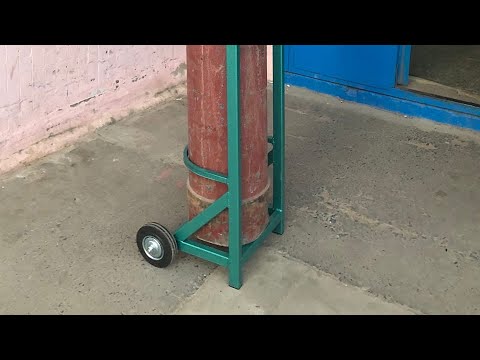 Тележка для кислородного баллона! Сварщики оценят!