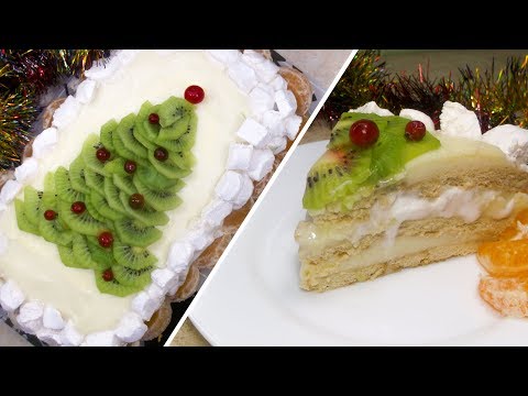 Торт Без Выпечки из Печенья для Праздничного Стола