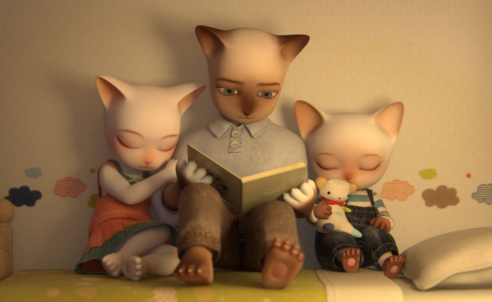 Три маленьких кошки