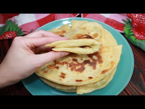 Чудо Лепешки - мягкие, нежные с начинкой. Лепешки на скорую руку.