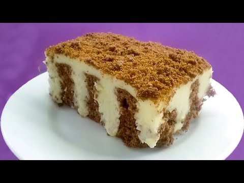 Шоколадный Бисквит С Молочным Кремом Парфенон