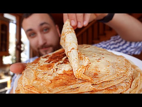 100% РАБОЧИЙ РЕЦЕПТ ТОНКИХ БЛИНОВ НА МАСЛЕНИЦУ