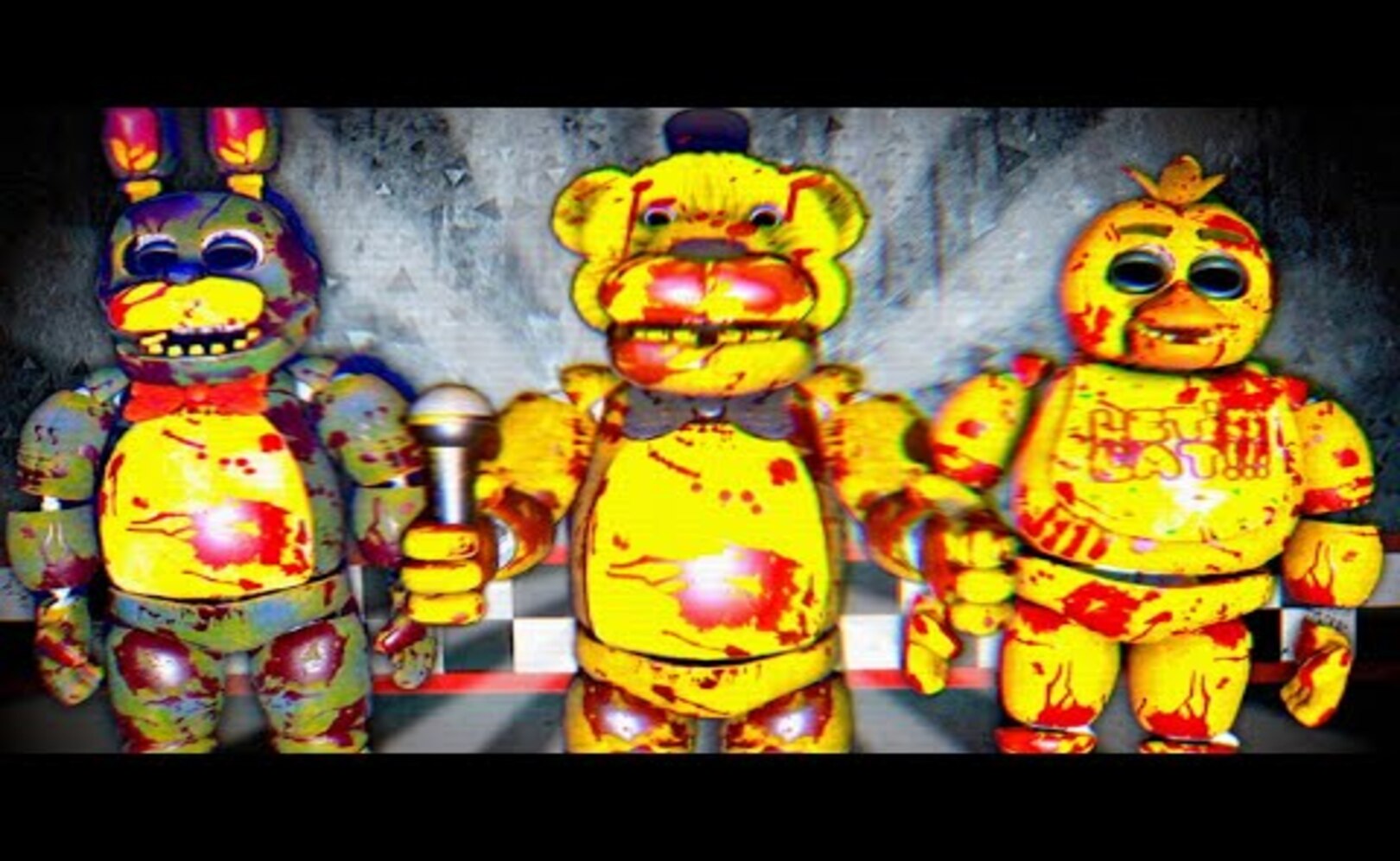 FNAF ЧТО СЛУЧИЛОСЬ с АНИМАТРОНИКАМИ из ФНАФ 1 !!! СЛОМАЛ КРОВАВОГО ФРЕДДИ и НАШЕЛ СПРИНГТРАПА !!!