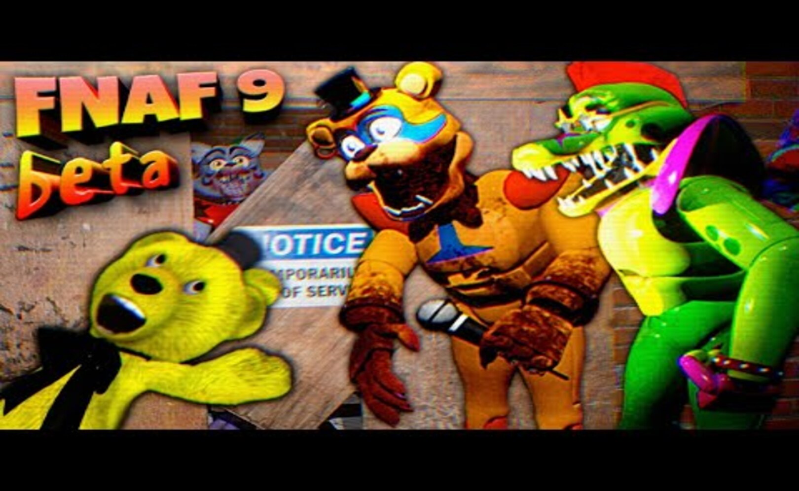 FNAF 9 СБЕЖАТЬ от КРОВАВЫХ ГЛЭМРОК АНИМАТРОНИКОВ на СТРОЙКЕ ПИЦЦЕРИИ ФНАФ 9 ЧТОБЫ ВЫЖИТЬ !!!