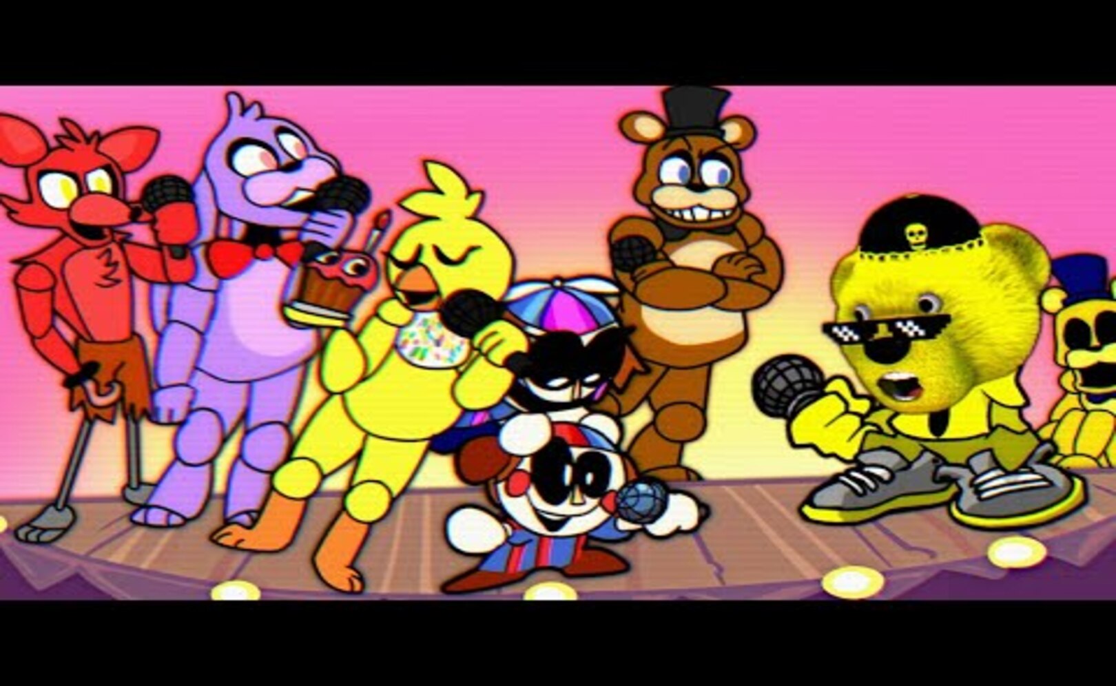 FNAF РЭП БАТТЛ ФНАФ ПЛЕЯ с АНИМАТРОНИКАМИ или КАК БАЛУН БОЙ и ДЖЕЙ ДЖЕЙ УДЕЛАЛИ МЕДВЕДЯ !!!.mp4