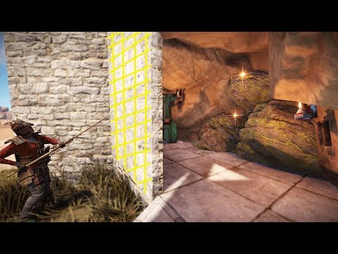 Попал в огромную лутовую с помощью копья в Раст/Rust