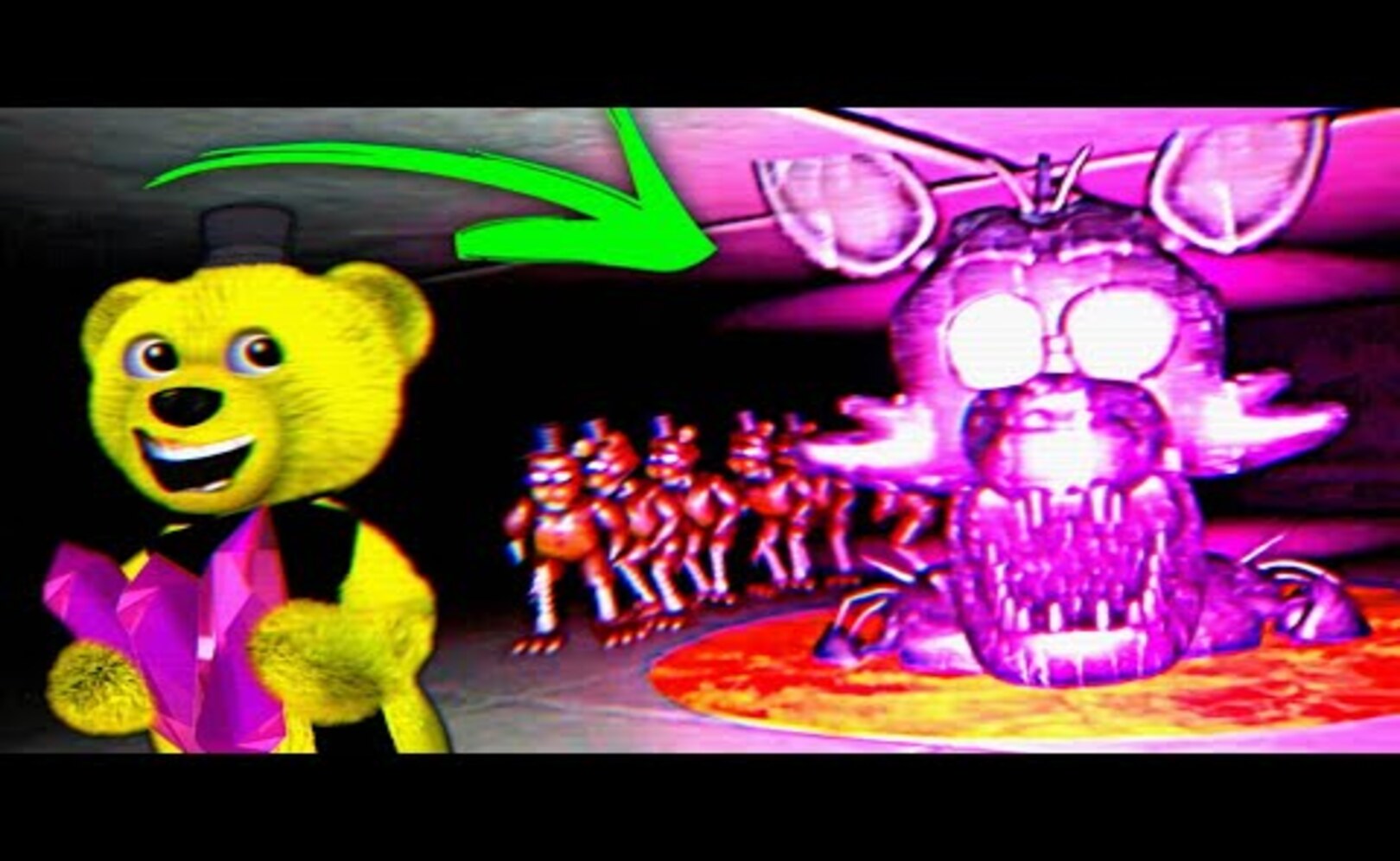 FNAF но ИГРУ СОЗДАЛ ШКОЛЬНИК !!! ТОЛПА ФРЕДДИ и ОГРОМНЫЙ БОСС ФОКСИ из ФНАФ !!!