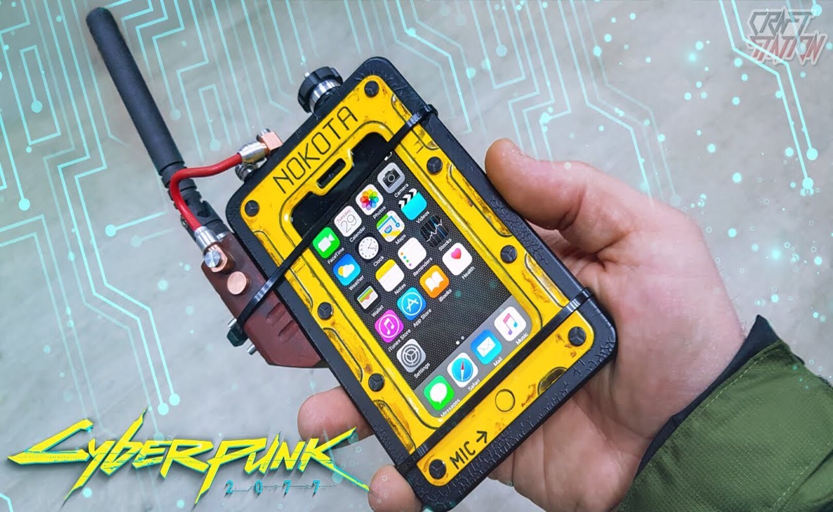 РАЦИЯ ИЗ CYBERPUNK 2077 СВОИМИ РУКАМИ